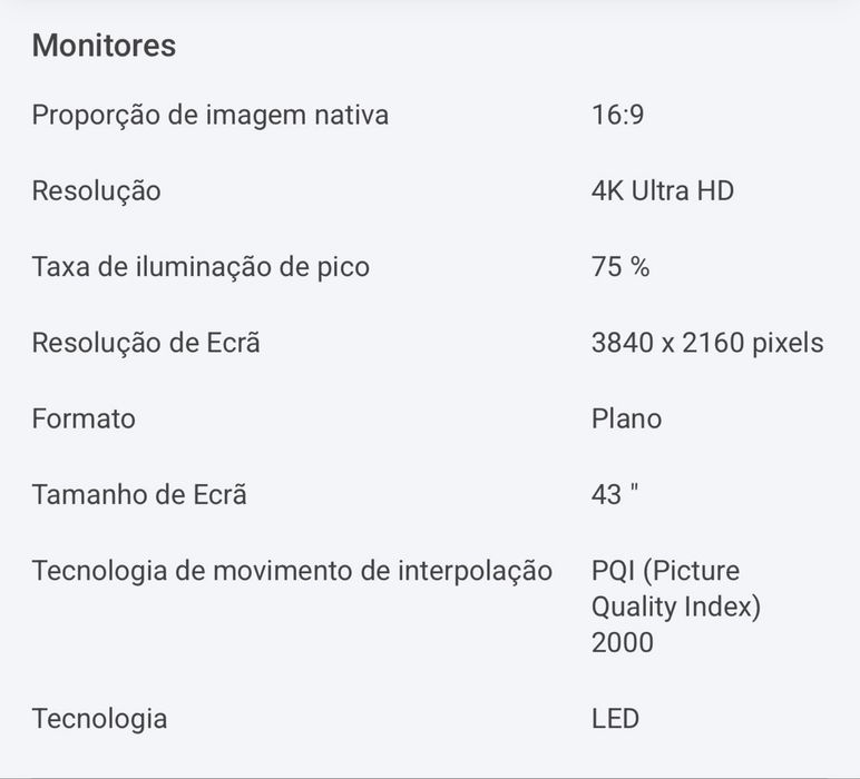 SAMSUNG 43 SMART TV