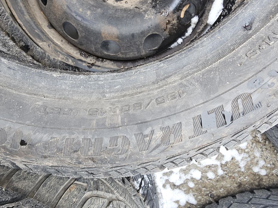 Резина зима поштучно распаровка 185/60 r15 радиус 15 зимняя