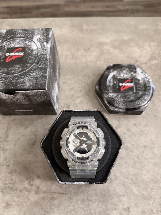 Casio G-Shock GA-114RX-7A Clear Remix 40th Anniversary — оригинал, полный комплект, гарантия