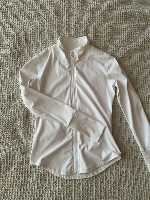 Рашгард спортивна жіноча кофта біла розмір М