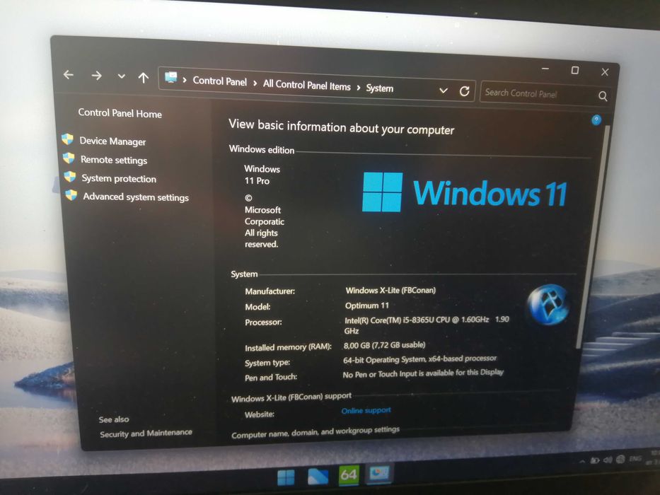 Lenovo ThinkPad T490, 14 FHD IPS, I5-8365U, 8-16Gb, 512Gb SSD, 87% АКБ
