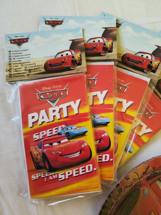 Conjunto Festa Cars Disney