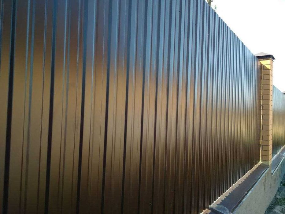 Профнастил покрівельний та фасадний Т-8, Т-20, Т-45. Металочерепиця