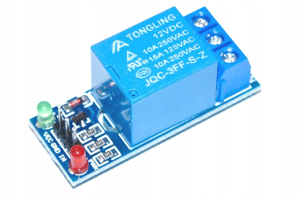 Moduł przekaźnik 12V 10A do Arduino AVR