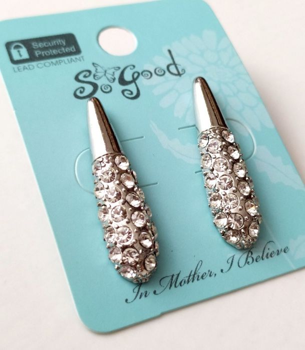 СТРАЗЫ Серьги Из Америки для стильной девушки с красивыми стразами