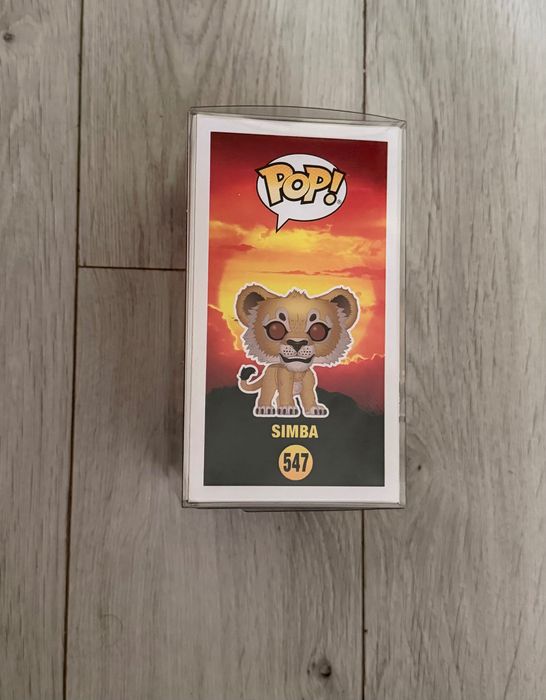 Figurka Funko Pop Disney The Lion King Live Action Simba #547 + Protector! Vinyl Figure