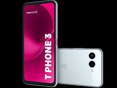 T-Mobile T Phone 3 Смартфон Новий 5G Dual Sim Duos 6/128GB 128GB 6GB RAM E-Sim ESim мобільний 6.58 дюйм Камера 50МП Акумулятор 5000 мАг Android 15 Сім