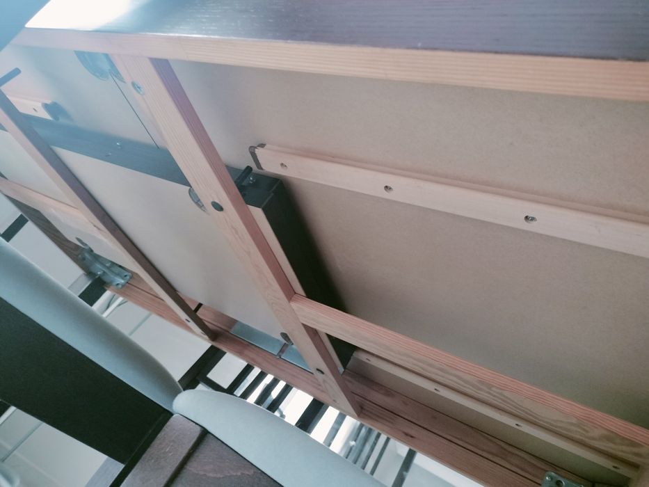 Mesa jantar extensível com 4 cadeiras