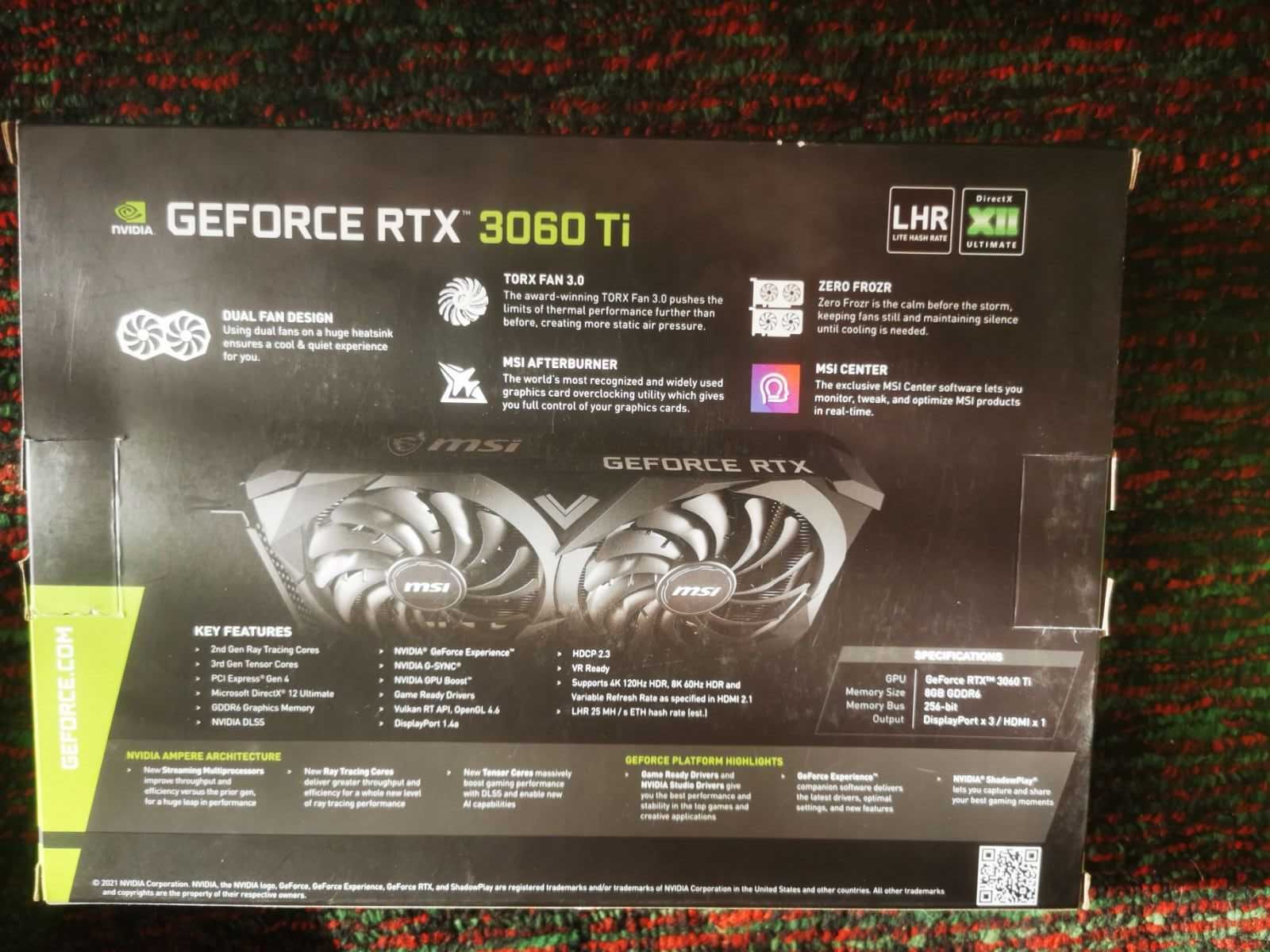 Відеокарта GEFORSE RTX 3060Ti: 17 000 грн. - Комплектуючі та аксесуари ...