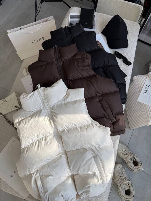 Акция!!Жилетка /эко-пух/безрукавка /женская жилетка oversize