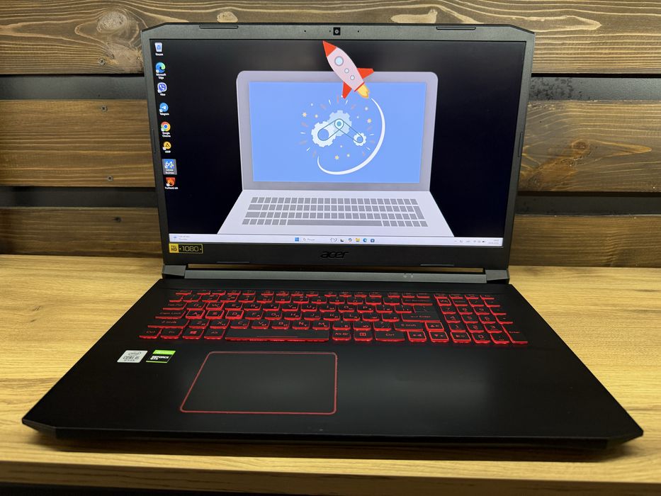 Acer Nitro5 GTX 1650Ti 4GB 17,3”IPS i5-10300H/16 GB/512Gb M2 + 1TB HDD