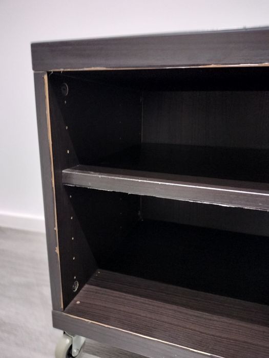 Móvel TV IKEA castanho-preto