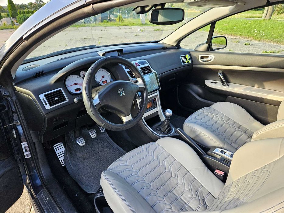 Peugeot 307  2.0HDI CABRIO Skóra Android  Kamera Windschott 6 biegów