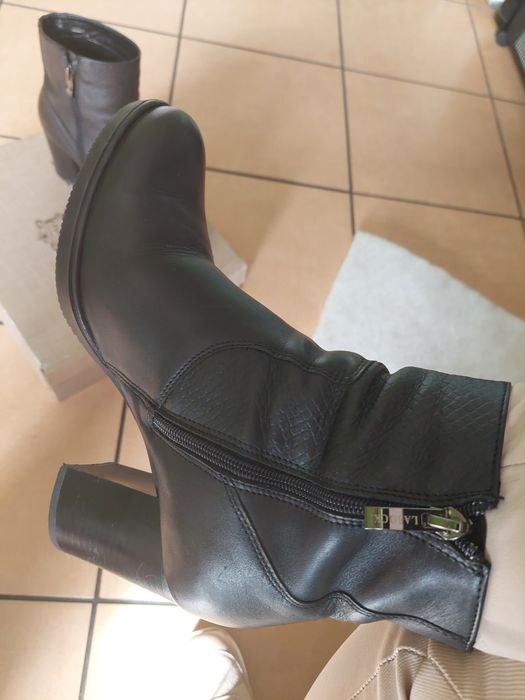 Botki lasocki 38r.skóra