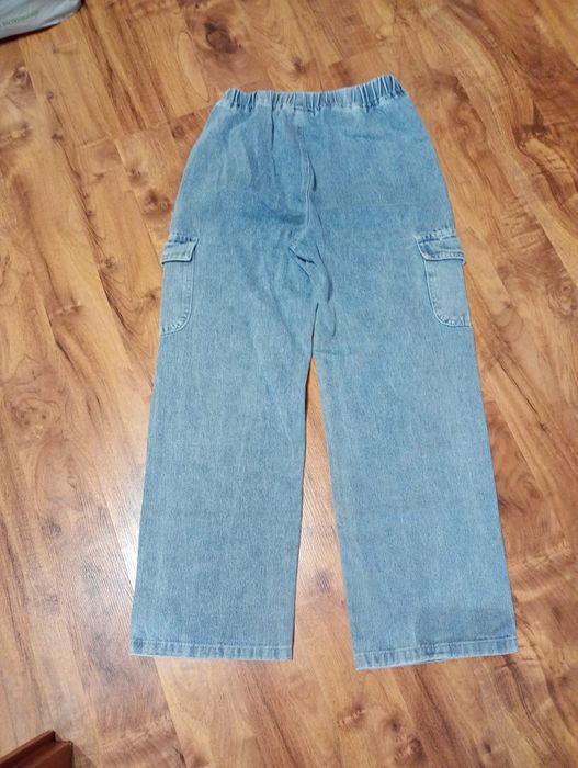 Jeansy z szeroką nogawka shein na 12 lat