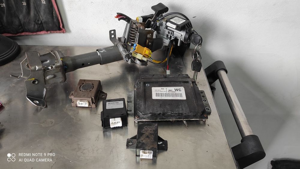 Chevrolet Aveo 1,2 sterownik silnika stacyjka immo