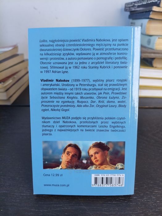 Książka pod tytułem Lolita ⁸¹