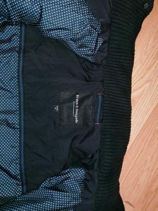 BRUUN&STENGADE  kurtka pikowana z kapturem