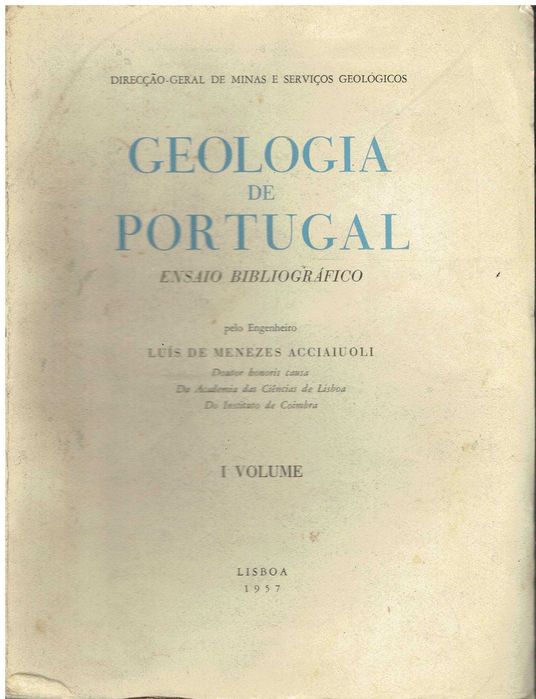 14170

Geologia de Portugal – 1ª volume 
de Luiz de Menezes Acciaiuoli