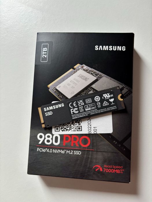 Samsung 980 PRO 2TB NVMe SSD M.2 PCIe 4.0 - Excelente Estado