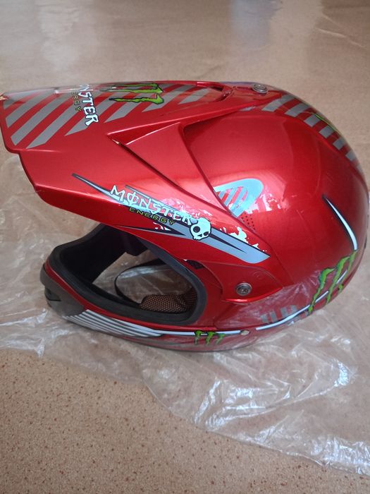 Nowy kask cross.