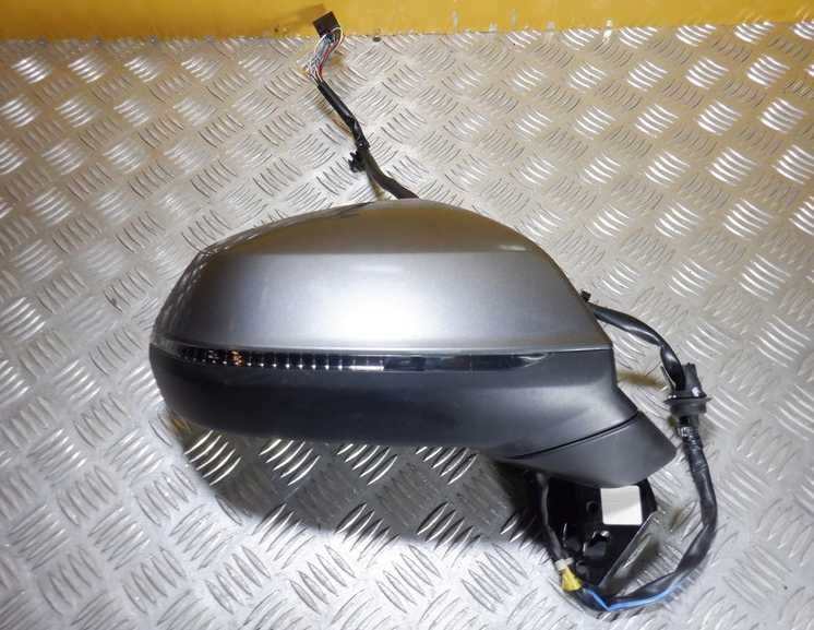 AUDI Q7 4M0 Зеркало праве сіре LZ7H 15 контактів