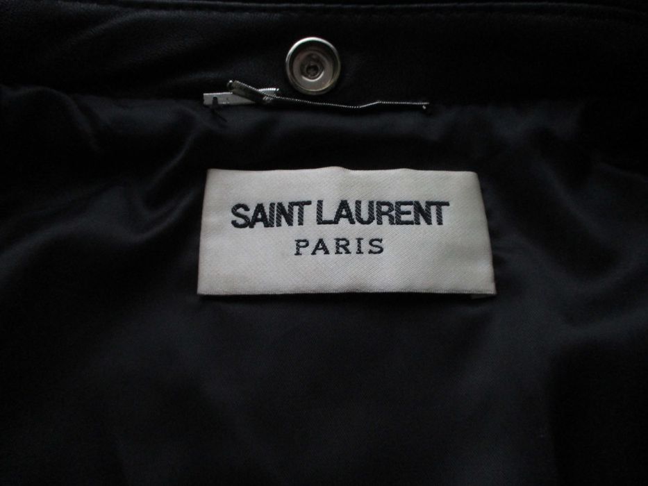 Saint Laurent Paris ramoneska skora jagnieca rozm M