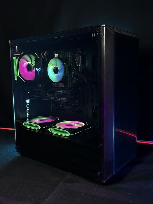 I5 12400f ARGB MSI Komputer gier prezent cs lol i5 RTX 3060 Ti