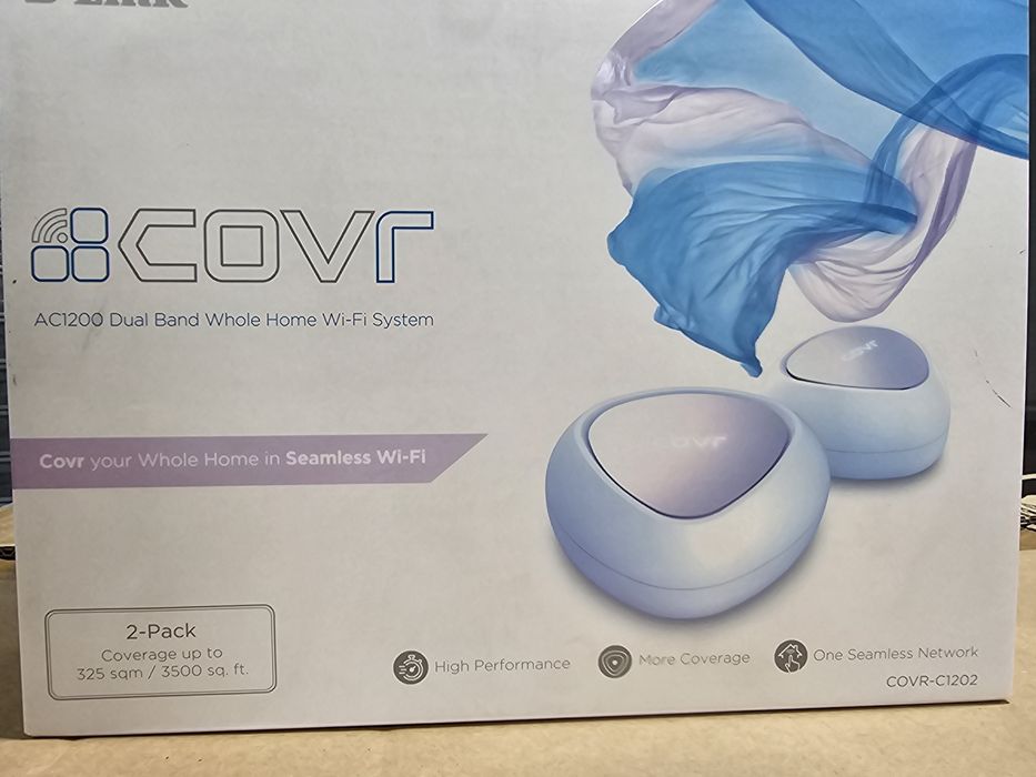 Ponto Acesso WiFi Dlink COVR Mesh AC1200