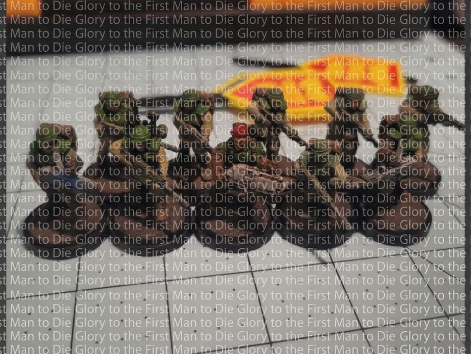 Miniatura de tropas canadenses