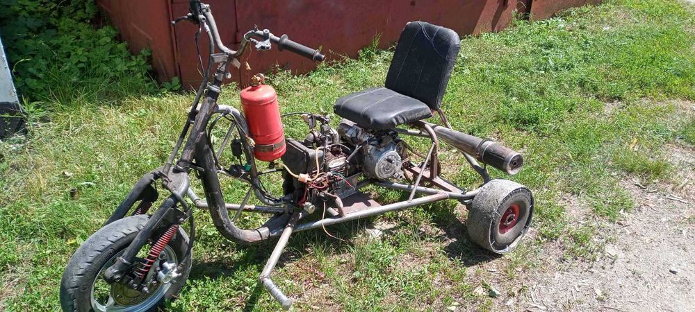 Электросамокат самодельный  из простых составляющих