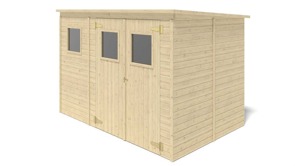 Domek ogrodowy 2,7 x 1,8 m z płaskim dachem DOM421