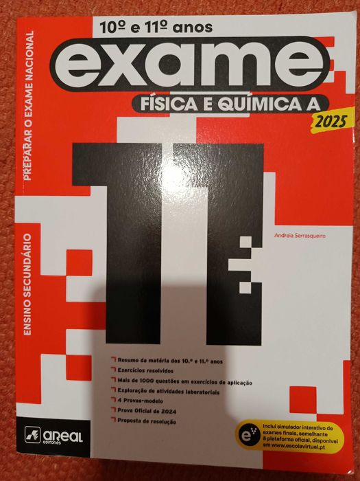 Caderno preparação para exame físico química A 10/11 ano