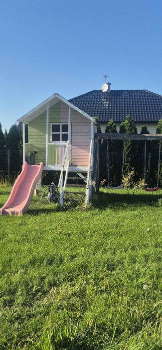 Plac zabaw, domek dla dzieci do ogrodu