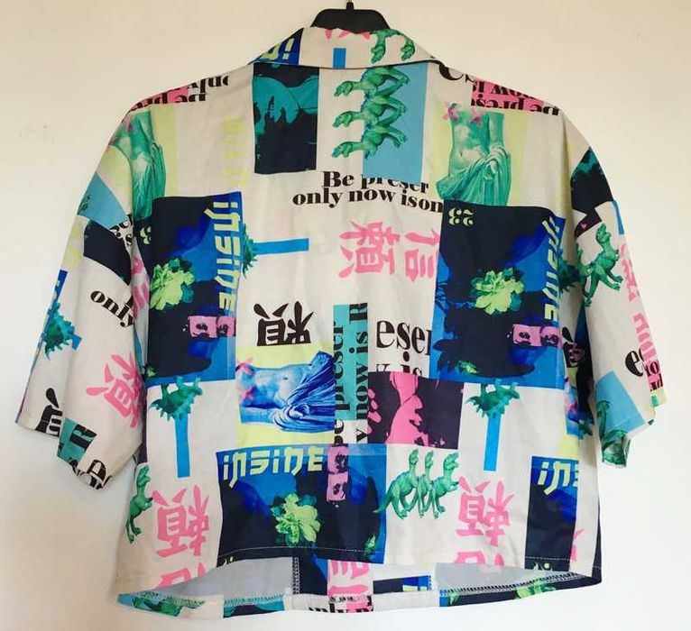 Lekka koszula crop top