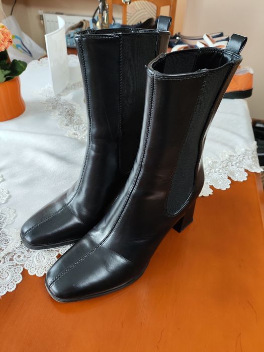 Botki Chelsea marki Primark roz.39 obcas 7,5 cm