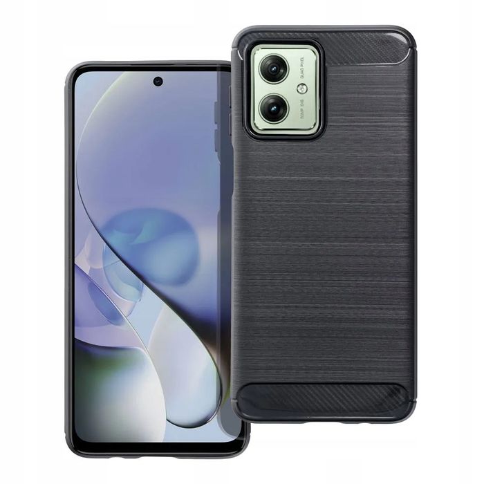 Etui Futerał CARBON do MOTOROLA G54 czarny