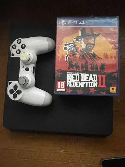 Ps4 +3 jogos +1 comando + cabos