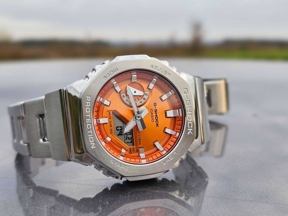 Годинник Casio G-Shock Classic GM-2110 Orange / Касіо