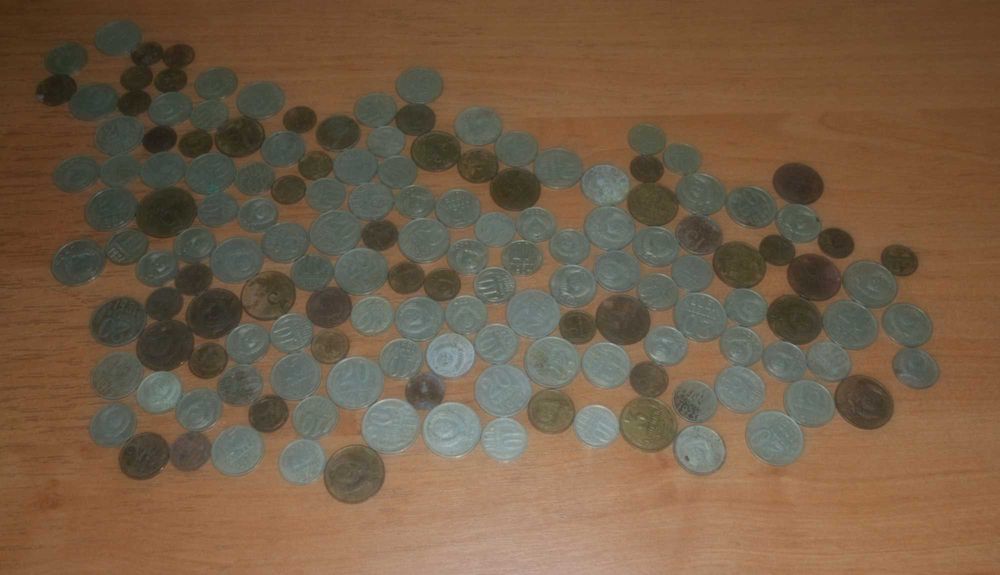 Монеты ссср 149 штук .