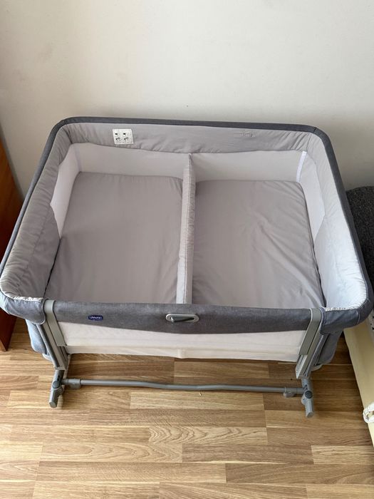 Дитяче ліжечко для двійні Chicco Next2Me Twins