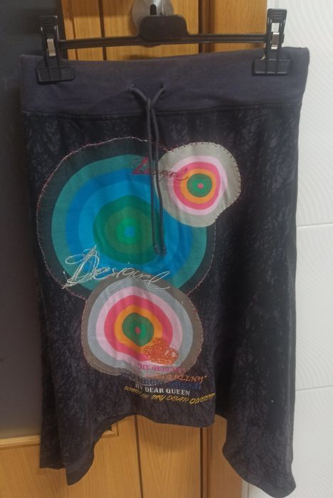 Saia Desigual Original – Estampa Artística e Modelage