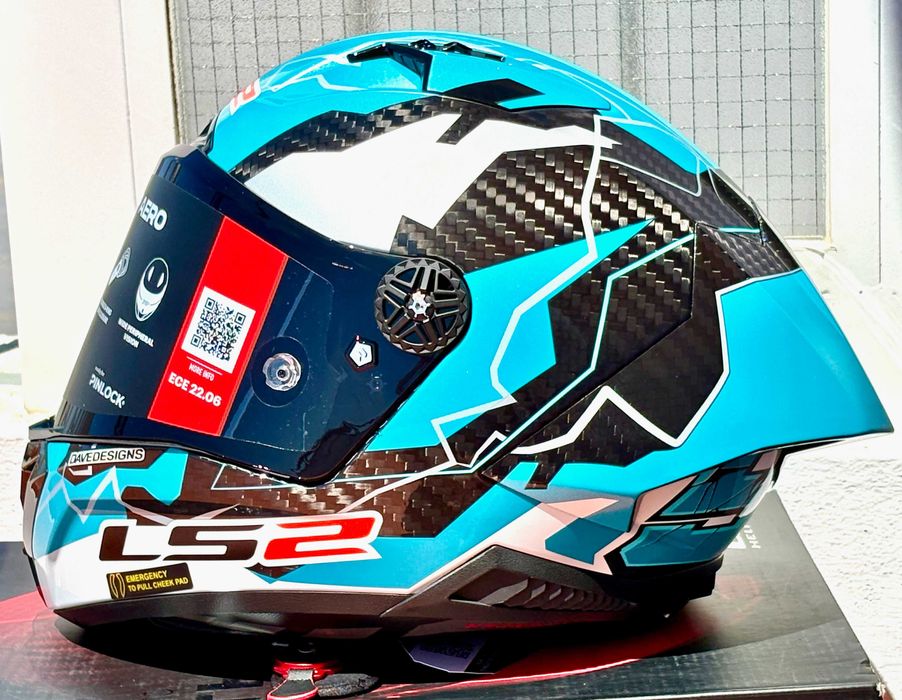 Capacete NOVO LS2 Thunder GP Aero (46% DESCONTO) Extras. Em M, L e XL