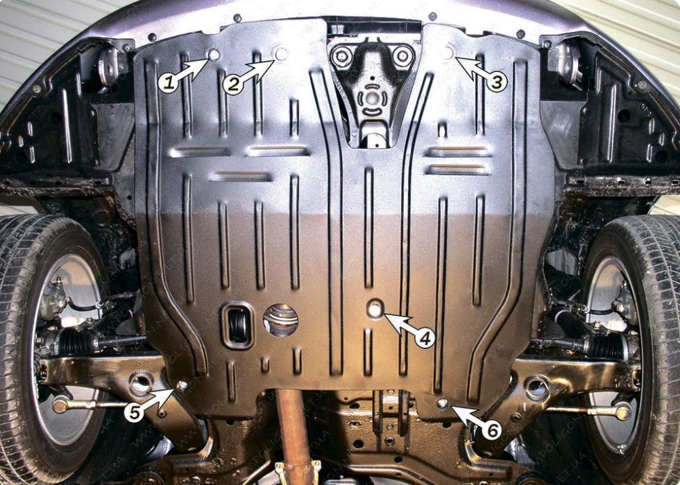 Защита двигателя Mercedes W 246 201 202 208 203 209 123 124 126 210