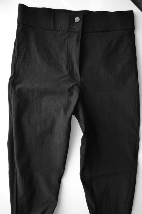 czarne spodnie casual 7/8 dorothy perkins M 38 spodnie bawełniane