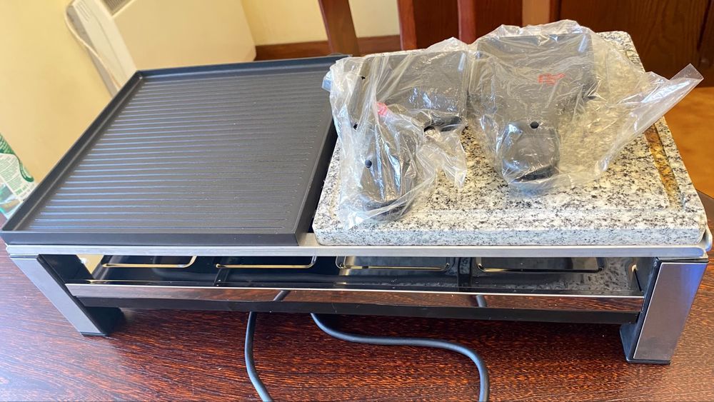 Raclette 8 pessoas Qilive 2000 watts Multifunções
