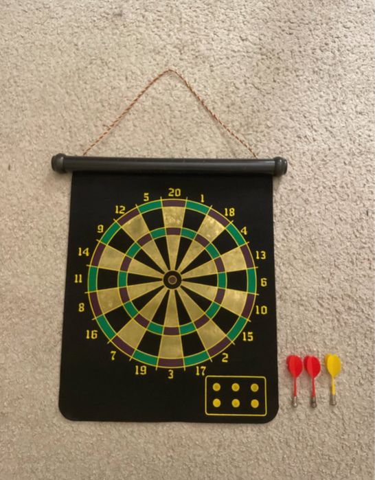 2 alvos em 1 de tiro aos dardos