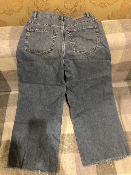 Джинсы кюлоты брюки женские джинсовые denim pull&bear jeans деним