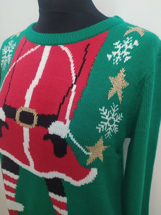 Sweter świąteczny damski  Pani Mikołajowa