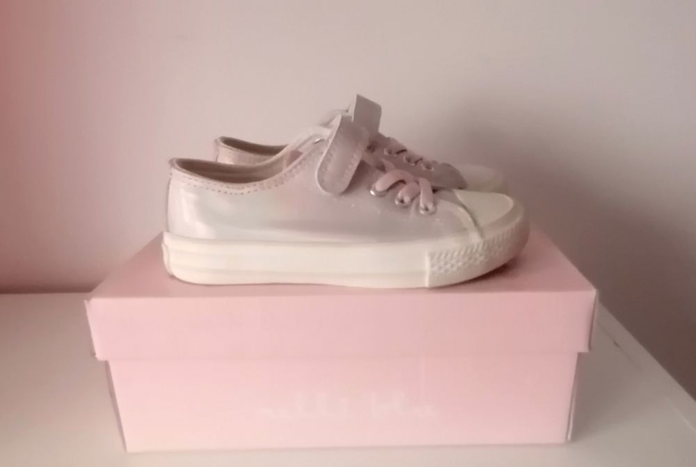 Perłowe trampki nelli blu 29